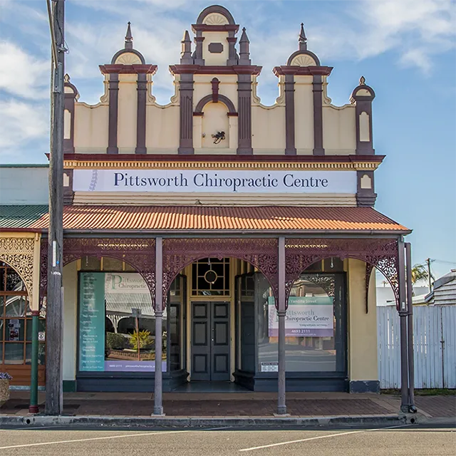 The Pittsworth Clinic of the Toowoomba Chiropractic Centre at 96 Yandilla Street